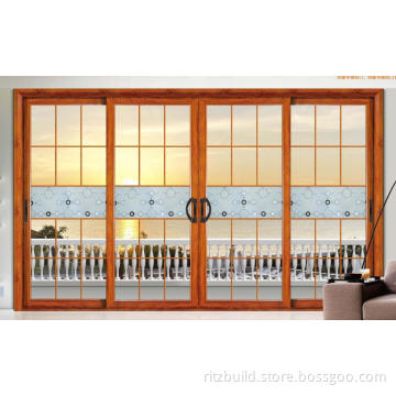 Aluminium Sliding Door with Europe Standard Interior Door